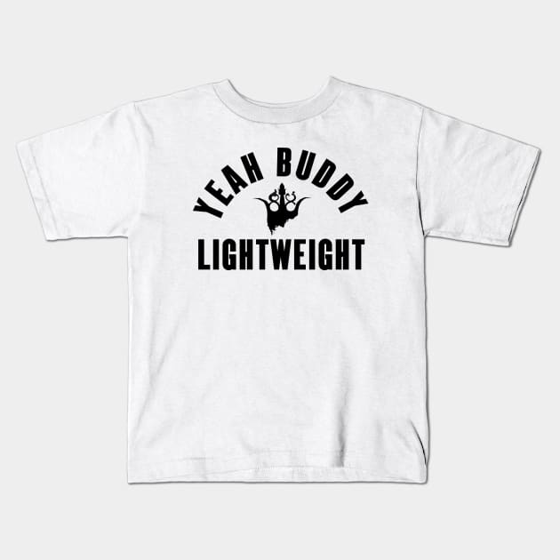 Yeah Buddy Light Weight Kids T-Shirt by Visionary Canvas